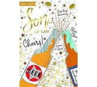spécial Jours pour Vous Son Fils en Droit Bouteilles de Bière Motif Happy Carte d'anniversaire Dimensions :