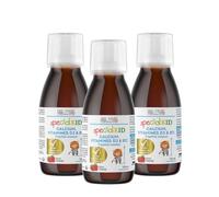 SPECIAL KID CALCIUM, VITAMINES D3 & B12 - Croissance & Développement Osseux - Solution Buvable 125 ml - Goût Fraise - Bouchon Doseur - Programme 75 Jours - Eric Favre Laboratoire