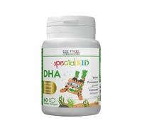 SPECIAL KID DHA - Croissance, Vision & Immunité - 60 Capsules - Huile d’Algue 250mg, DHA 100mg, Vitamines D3, A, E, K2 - Programme 60 Jours - Enfants 3+ - Sans Superflu - Eric Favre Laboratoire