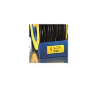 Herma 8030 Etiquette plastique 45.7 x 21.2 mm film de polyester jaune 1200 pc(s) fixation extra-forte imprimante laser