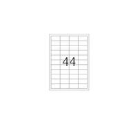 Special - Mat - auto-adhésif permanent - blanc - 48.3 x 25.4 mm 1100 étiquette(s) (25 feuille(s) x 44) étiquettes pelliculées