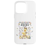 Special Needs Mom Autism Caregivers Cute Mama Duck Coque pour iPhone 15 Pro Max