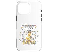 Special Needs Mom Autism Caregivers Cute Mama Duck Coque pour iPhone 16 Pro Max