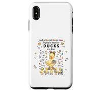 Special Needs Mom Autism Caregivers Cute Mama Duck Coque pour iPhone XS Max