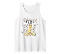 Special Needs Mom Autism Caregivers Cute Mama Duck Débardeur