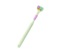 Special Needs Toothbrush - Completely Wrap All-Round Cleaning Soft Bristles | Three Bristles Non-Slip for Adults Women Men Kids Special Needs