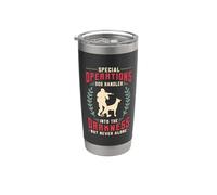 Special Operations Dog Malinois Amoureux des chiens Malinois belges Gobelet isotherme en acier inoxydable double paroi