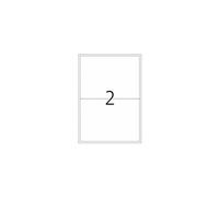 Special - Papier - haute-brillance - auto-adhésif permanent - blanc - 199.6 x 143.5 mm 50 étiquette(s) (25 feuille(s) x 2 étiquettes