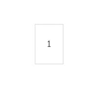 Herma 4909 Etiquette universelles 210 x 297 mm papier, brillant blanc 25 pc(s) fixation permanente imprimante laser