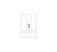 Herma 10180 Étiquettes classeur movables/amovibles 59 x 297 A4 75 pièces Blanc