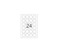 Herma Étiquettes Special – papier mat, auto-adhésives amovibles, 40 mm, blanc, 600 pièces