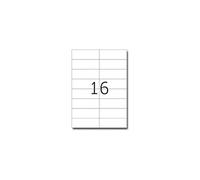 HERMA Special - Papier - mat - auto-adhésif permanent - bleu - 105 x 37 mm 1600 étiquette(s) (100 feuille(s) x 16) étiquettes