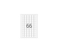 Special - Papier - mat - auto-adhésif permanent - enduit - blanc - 25.4 x 25.4 mm - 90 g/m² - 1650 étiquette(s) (25 feuille(s) x 66 étiquettes