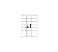 Herma 8838 Étiquettes jet d'encre 63,5 x 38,1 A4 525 pièces Blanc