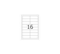 Herma 4815 Étiquettes jet d'encre 97 x 33,8 A4 Blanc
