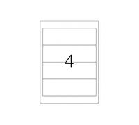 Herma Étiquettes classeur 4296 – 192 x 61 A4 – 400 pièces Jaune