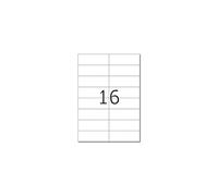 Herma 4257 Étiquettes 105 x 37 A4 1600 pièces Rouge