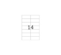 Herma Étiquettes universelles 5059 105 x 42.3 mm rouge 280 pcs fixation permanente pour jet d'encre
