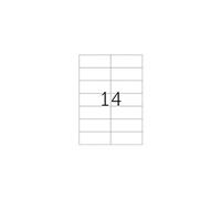 Herma Étiquettes universelles 5061 105 x 42,3 mm Vert 280 pièces Fixation permanente
