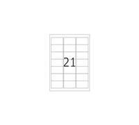 Herma Étiquettes repositionnables Special – auto-adhésives mat 63,5×38,1 mm 2100 étiquettes blanc