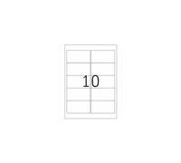 Herma Étiquettes amovibles 10307 – 96 x 50,8 mm A4, 1000 pièces Blanc