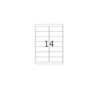 Special - Papier - mat - auto-adhésif repositionnable - blanc - 99.1 x 38.1 mm 1400 étiquette(s) (100 feuille(s) x 14 étiquettes adresses