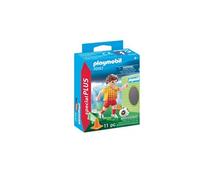 Playmobil Special Plus 70157 Joueur de foot et but Jaune G