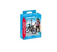 Playmobil Figurine 71478 – Paul, le Cycliste – comprend Paul Ripke et son vélo