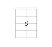 Special - Polyester - brillant - auto-adhésif permanent - argent - 99.1 x 67.7 mm 200 étiquette(s) (25 feuille(s) x 8) étiquettes pelliculées