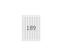Herma 4220 Étiquettes signalétiques plaques 25 x 10 A4 LC Argenté