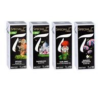 Special T 4er noir thé set - Ceylon (Bio), darjeeling (Bio), earl grey & english breakfast - 10 capsules par paquet (40 au total) black tea mix