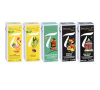 Spécial.T - Coffret 50 gélules - 5 variétés de 10 capsules - Rose de pamplemousse (bio), verveine (bio), pêche mandarine, passion tropicale & délice de fruits rouges