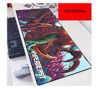 Special Textured Surface Tapis De Souris De Jeu De Vitesse |Tapis De Souris XXL | 900 X 400Mm Grand Format |Base De 3 Mm D'Épaisseur | Précision Et Vitesse Parfaites, L