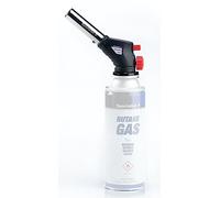 Specialist+ brûleur rotatif à gaz butane à 360° - brûleur flambé avec allumage automatique et régulateur de flamme - convient comme torche à souder, brûleur de cuisine, brûleur à crème brûlée