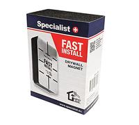 Specialist+ FAST INSTALL Aimant pour cloison sèche | Outils pour l'assemblage et le nivellement des cadres métalliques pour cloisons sèches | Compensation murale pour la fixation du profil porte-CD