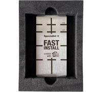 SPECIALIST+ FAST INSTALL Aimant pour Cloisons Sèches 5 cm - Outil Magnétique pour Profils CD 47-50 mm - Force d’adhérence 10 kg - Aide de Montage Rapide & Précise