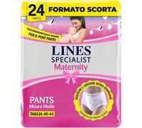 Specialist Maternité Culotte Absorbante Maternity Post Accouchement,Avec Soutien De L'abdomen Et Absorption Rapide Pour Fuites Post-Accouchement,Taille M,Lot De 24 Unités