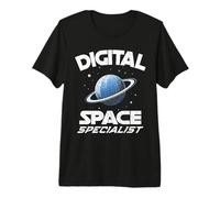 Spécialiste de l'espace numérique Développeur Codage IA Formation Invite T-Shirt Haut de Gamme