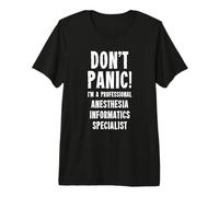 Spécialiste de l'informatique en anesthésie T-Shirt Haut de Gamme