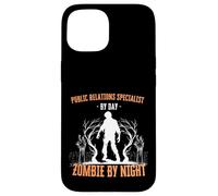 Spécialiste des Relations publiques par Day Zombie by Night Halloween Coque pour iPhone 15