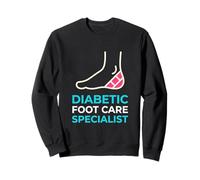 Spécialiste des Soins des Pieds diabétiques Clinique de podologie Professionnelle Sweatshirt