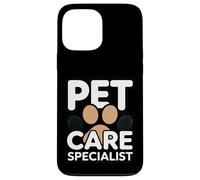 Spécialiste des Soins pour Animaux de Compagnie Dog Walker Cat Sitter Paw Coque pour iPhone 13 Pro Max