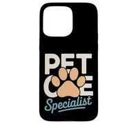 Spécialiste des Soins pour Animaux de Compagnie Dog Walker Cat Sitter Paw Coque pour iPhone 15 Pro Max