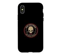 Spécialiste du Premier Contact/Conception du Programme Spatial Secret Coque pour iPhone X/XS