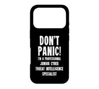 Spécialiste Junior du renseignement sur Les cybermenaces Coque pour iPhone 17 Pro