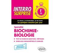 Spécialité Biochimie-biologie 1re STL