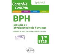 Spécialité BPH 1re ST2S