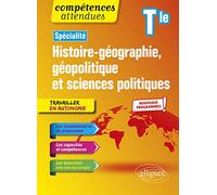 Spécialité Histoire-géographie, géopolitique et sciences politiques Tle