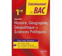 Spécialité Histoire, Géographie, Géopolitique, Sciences politiques. 1re - Maya Sullivan Munoz - Ellipses - broché - Scolaire / Universitaire
