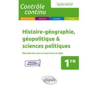Spécialité Histoire-géographie, géopolitique & sciences politiques - 1re - Nouveaux programmes - Gilles Martinez - Ellipses - broché - Scolaire / Universitaire